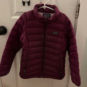Kids Patagonia drop-tail down sweater size 7-8